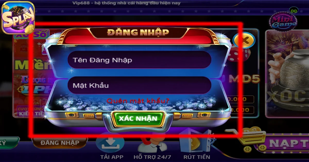 Trải nghiệm cá cược hấp dẫn khi đăng nhập Splay